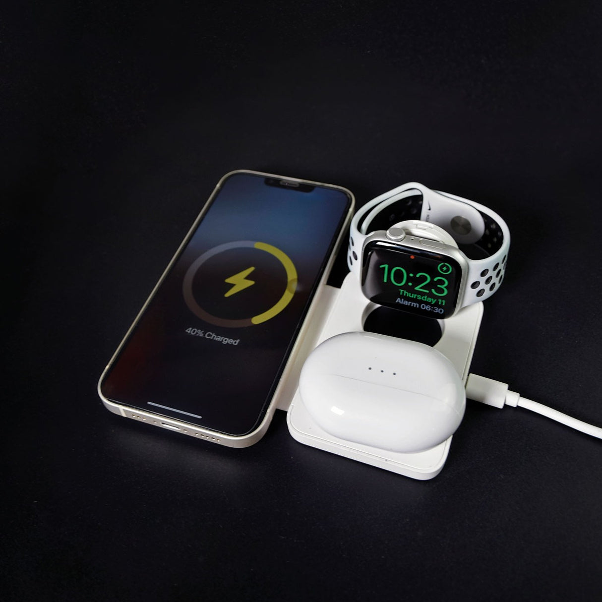Mercury 15W Foldable 3-in-1 Magnetic Wireless Charger