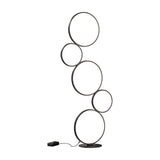 Rondo 5 Light LED Floor Lamp – Matt Black