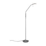 Monza LED Floor Lamp – Satin Nickel