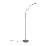 Monza LED Floor Lamp – Satin Nickel