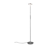 Monza LED Floor Lamp – Satin Nickel