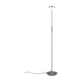 Monza LED Floor Lamp – Satin Nickel