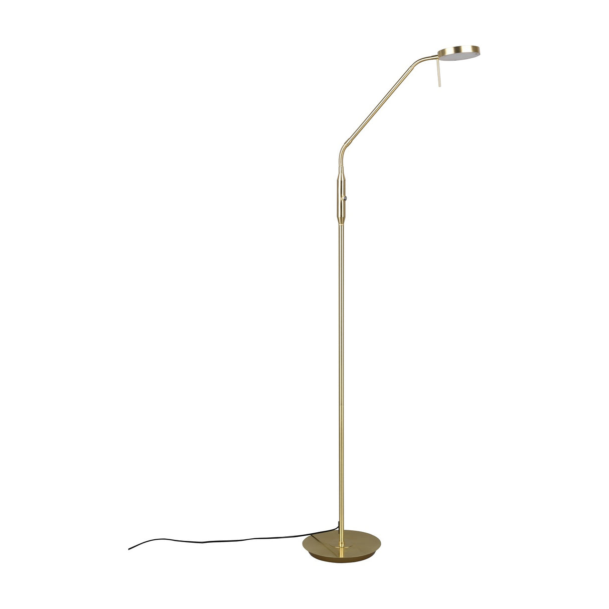 Monza LED Floor Lamp – Satin Brass