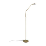 Monza LED Floor Lamp – Satin Brass