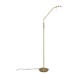Monza LED Floor Lamp – Satin Brass