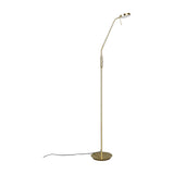 Monza LED Floor Lamp – Satin Brass