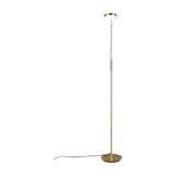 Monza LED Floor Lamp – Satin Brass