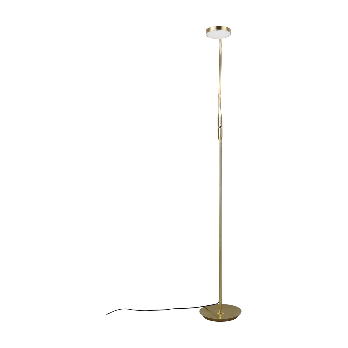 Monza LED Floor Lamp – Satin Brass