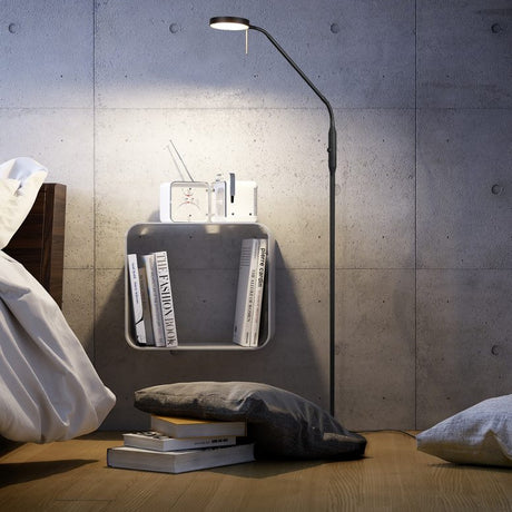 Monza LED Floor Lamp – Matt Black