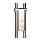 Monza 2 Light LED Floor Lamp – Satin Nickel