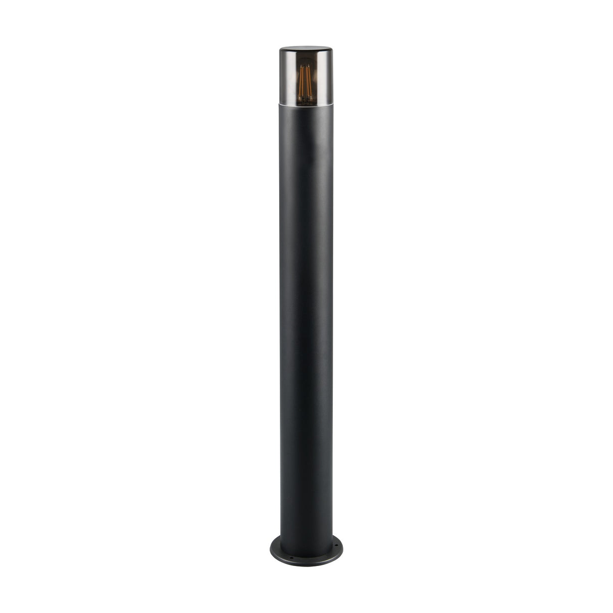 Hoosic 80cm Outdoor Lamp Post – Matt Black
