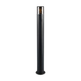 Hoosic 80cm Outdoor Lamp Post – Matt Black