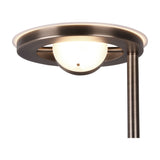 Barrie 2 Light LED Floor Lamp – Antique Brass