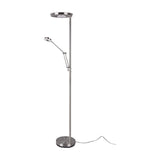 Barrie 2 Light LED Floor Lamp – Satin Nickel