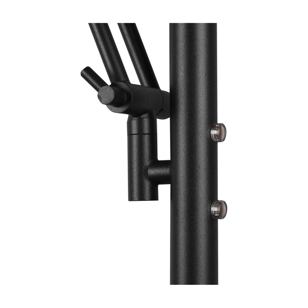 Barrie 2 Light LED Floor Lamp – Matt Black