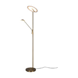 Brantford 2 Light LED Floor Lamp – Antique Brass