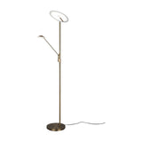 Brantford 2 Light LED Floor Lamp – Antique Brass