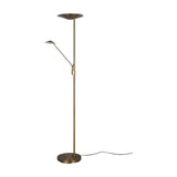 Brantford 2 Light LED Floor Lamp – Antique Brass