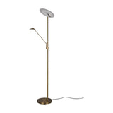 Brantford 2 Light LED Floor Lamp – Antique Brass