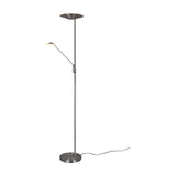Brantford 2 Light LED Floor Lamp – Satin Nickel