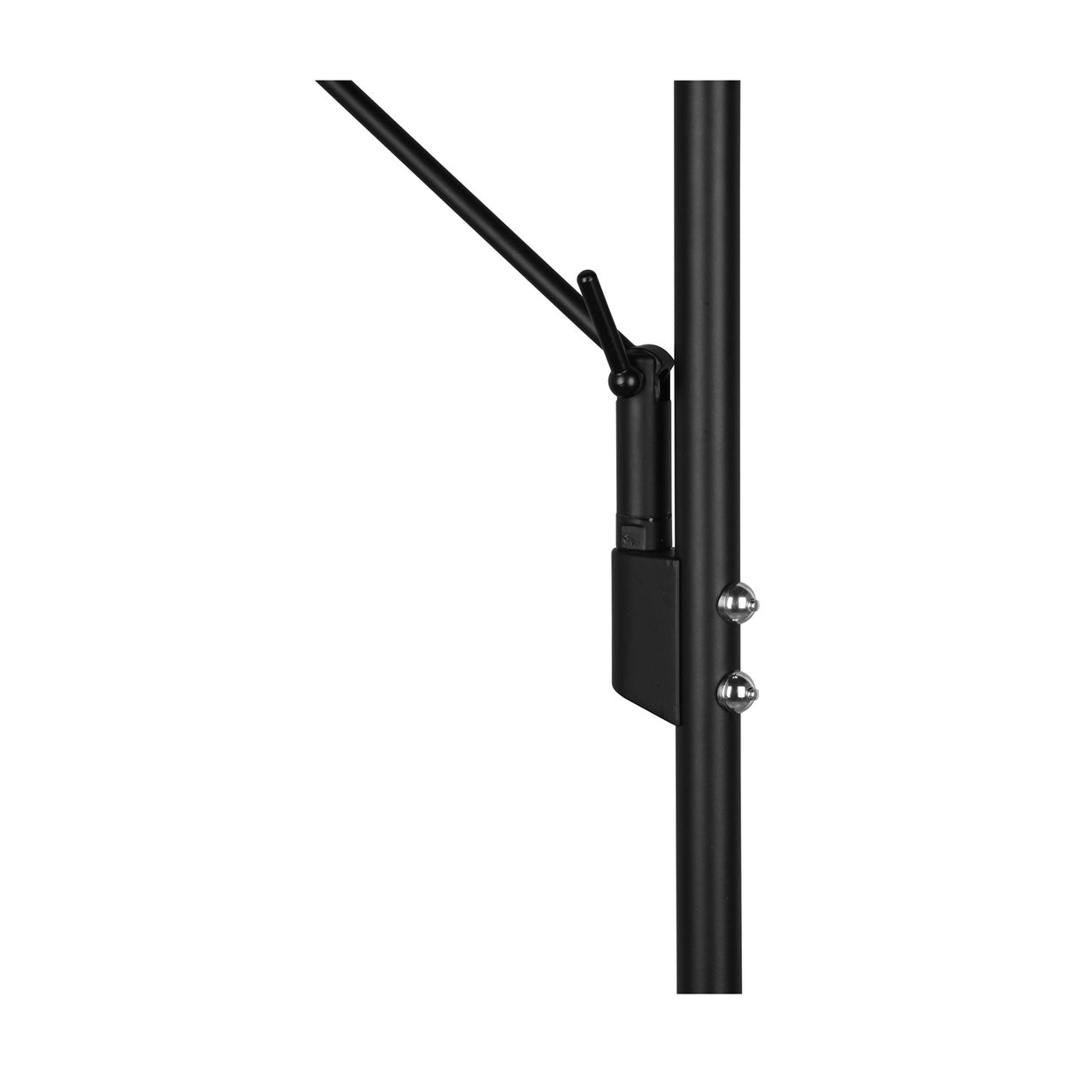Brantford 2 Light LED Floor Lamp – Matt Black