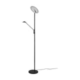 Brantford 2 Light LED Floor Lamp – Matt Black