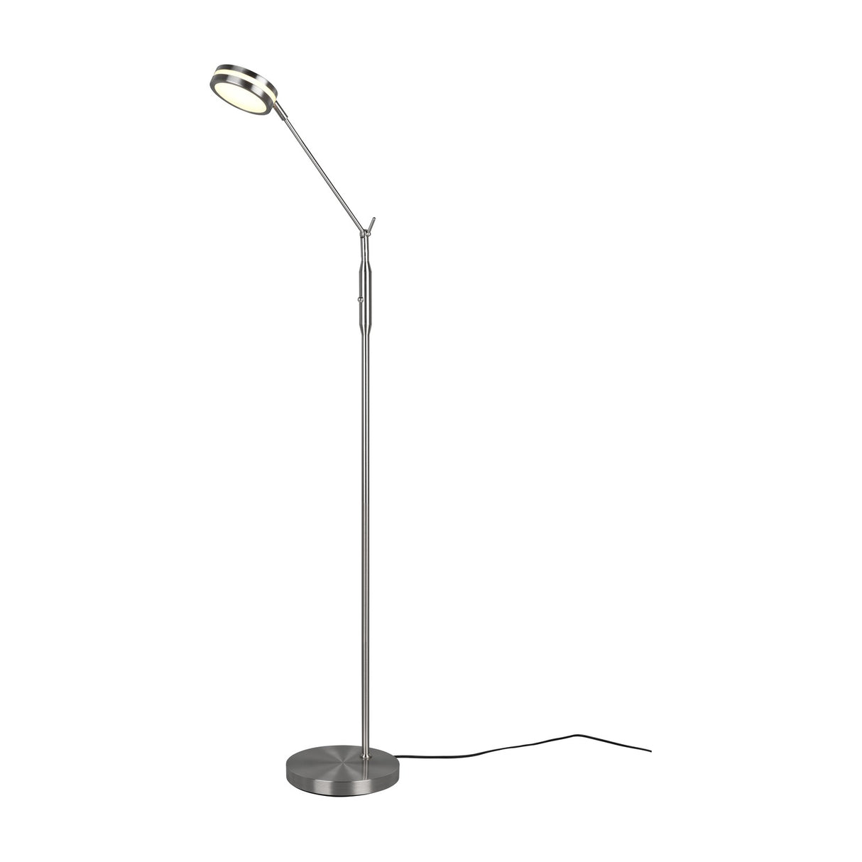 Franklin LED Floor Lamp – Satin Nickel