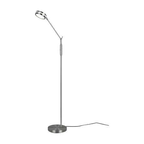 Franklin LED Floor Lamp – Satin Nickel