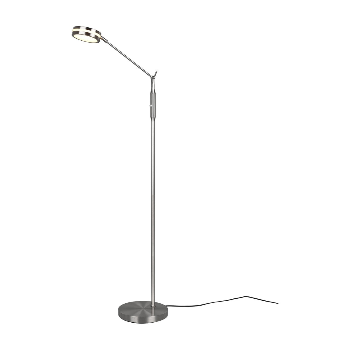 Franklin LED Floor Lamp – Satin Nickel