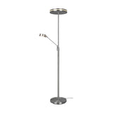 Franklin 2 Light LED Floor Lamp – Satin Nickel