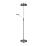 Franklin 2 Light LED Floor Lamp – Satin Nickel