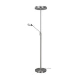 Franklin 2 Light LED Floor Lamp – Satin Nickel