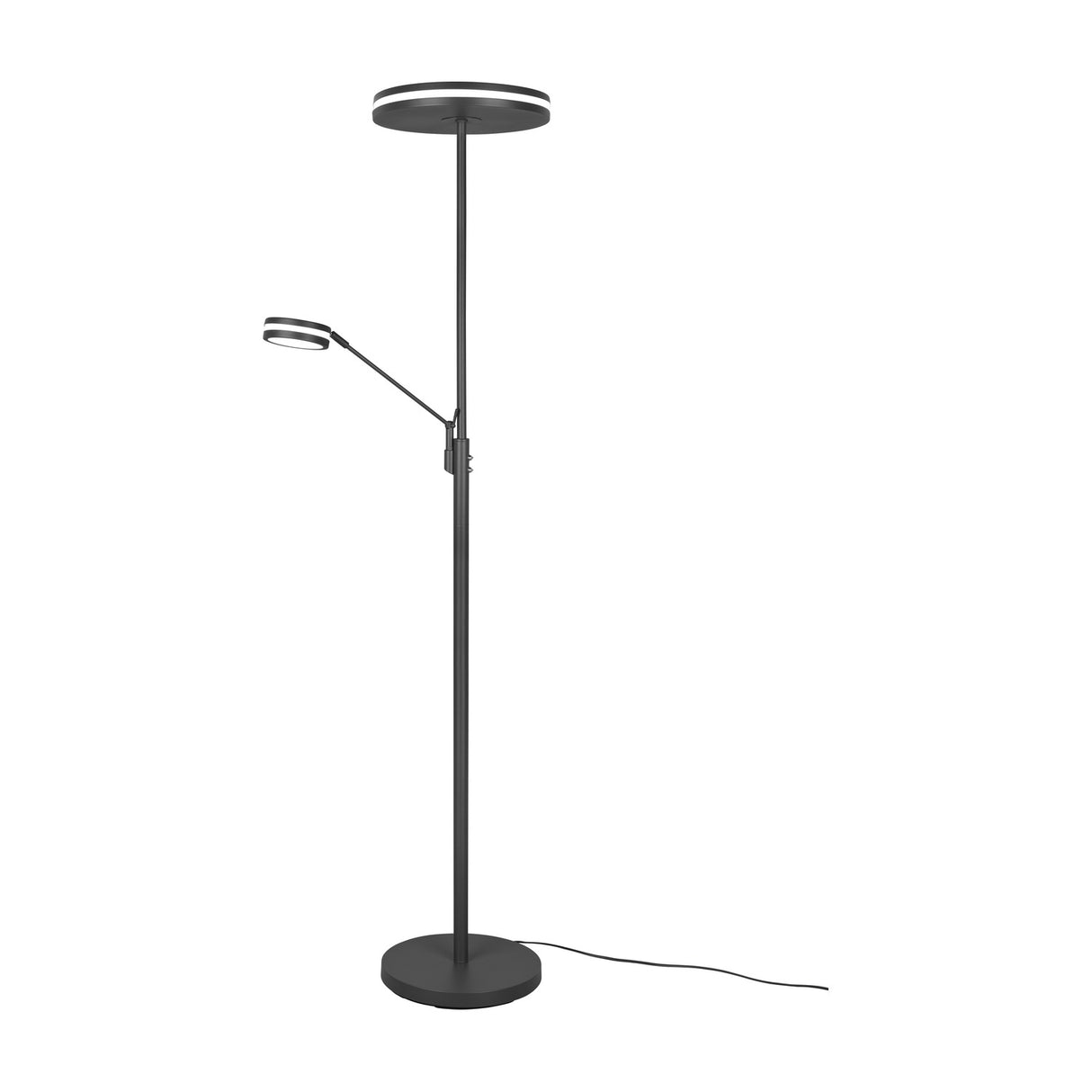 Franklin 2 Light LED Floor Lamp – Anthracite