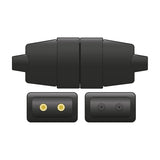 Mercury 2-Pin Rubber In-Line Connector 10A Black