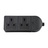 AV:Link Heavy Duty 2 Gang 13A Rewireable Trailing Socket