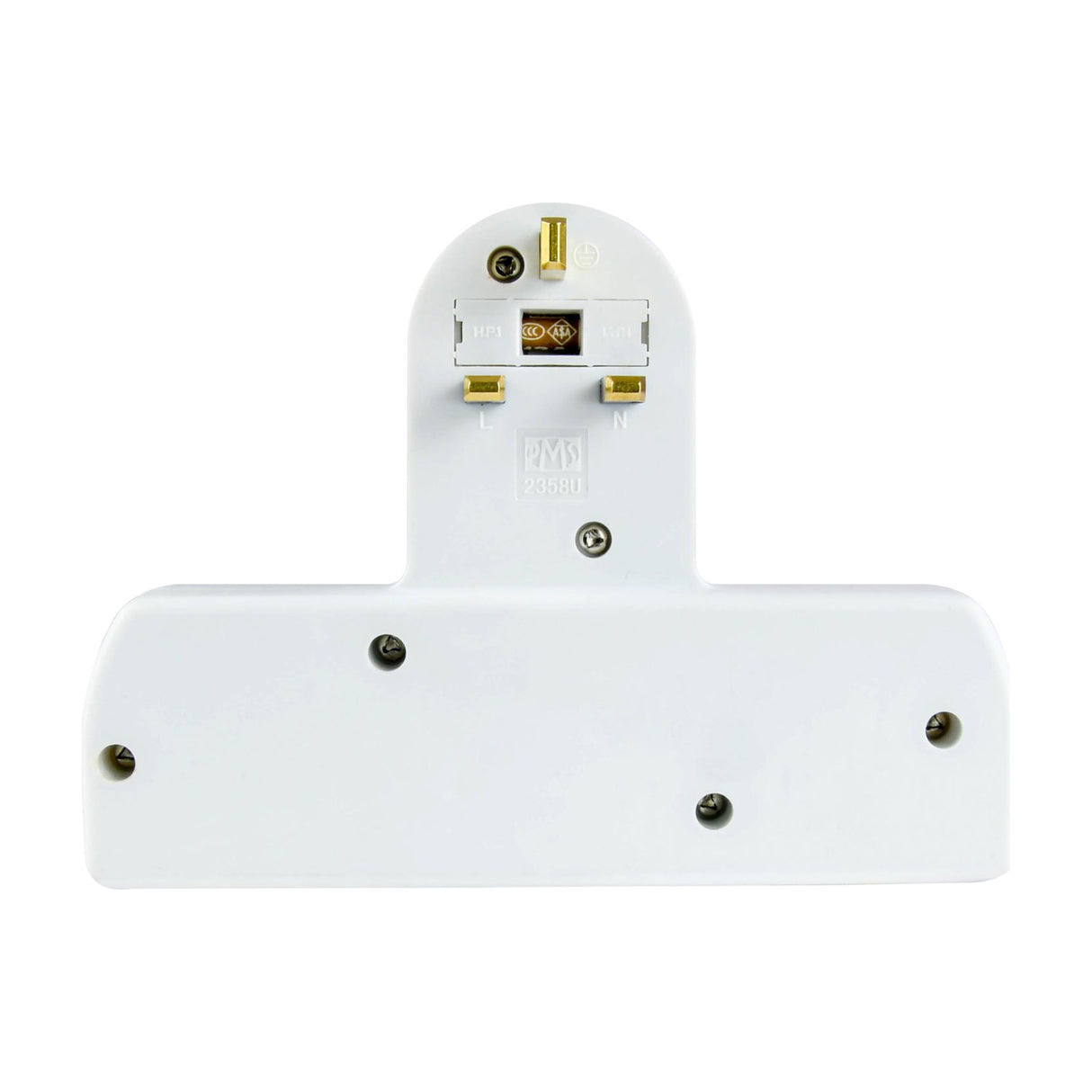 AV:Link T-Shape 2 Way Mains Adaptor with USB-A & USB-C