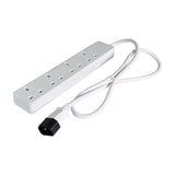 Mercury 4 Gang to IEC C14 1m Extension Lead