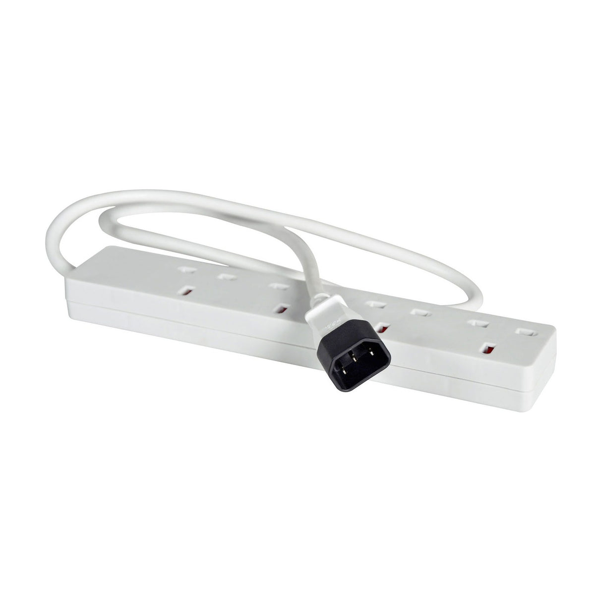 Mercury 4 Gang to IEC C14 1m Extension Lead
