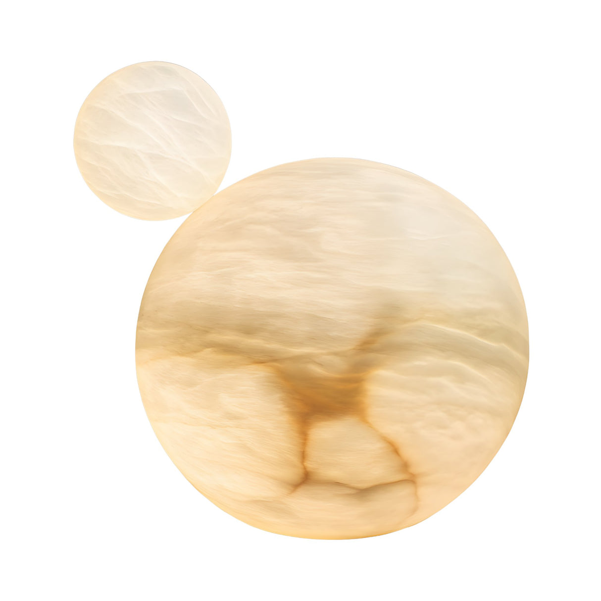 Alystri Dual Globe Alabaster Floor Lamp – Soft White