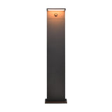 Ravi LED White PIR Outdoor Lamp Post – Anthracite