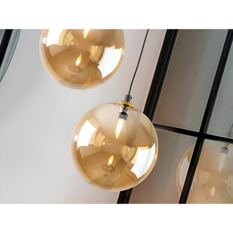 Dark 1 Light Glass Pendant - Ambler