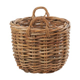 Tobs Set of 3 Chunky Rattan Round Logs Baskets - 77cm