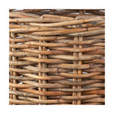 Tobs Set of 3 Chunky Rattan Round Logs Baskets - 77cm