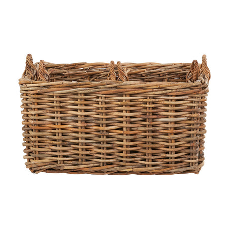 Tobs Set of 3 Chunky Rattan Storage Baskets - 61cm