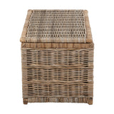 Tobs Set of 3 Grey Kubu Rattan Basket Chests - 51cm