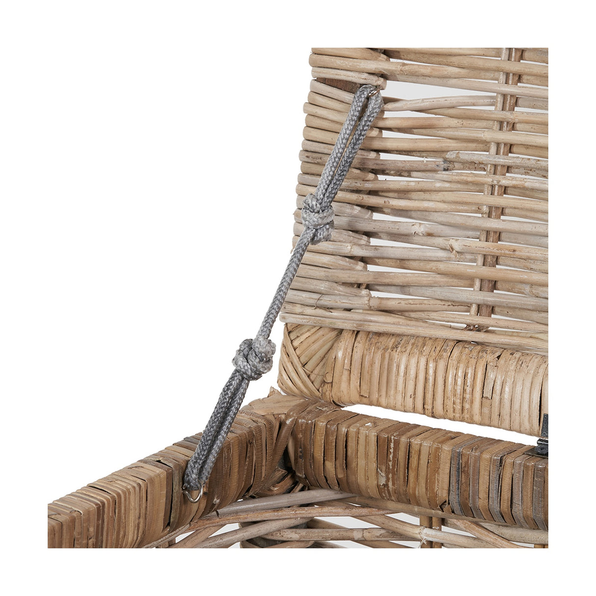 Tobs Set of 3 Grey Kubu Rattan Basket Chests - 51cm