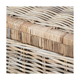 Tobs Set of 3 Grey Kubu Rattan Basket Chests - 51cm