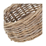 Tobs Set of 7 Grey Kubu Rattan Storage Baskets - 33cm