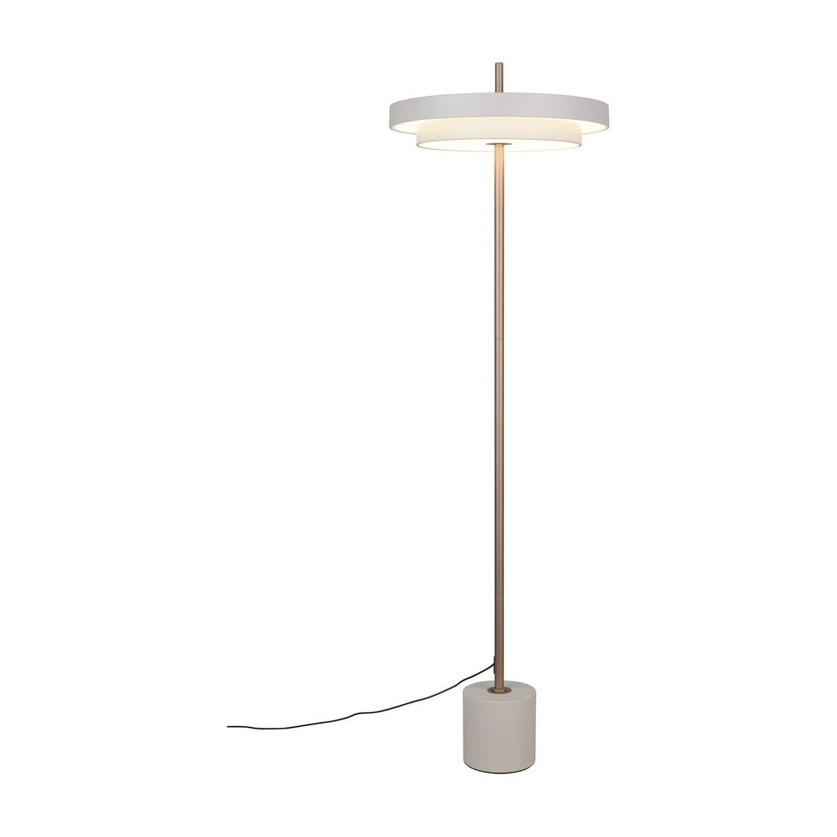 Keaton LED Floor Lamp – Warm Grey