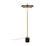 Keaton LED Floor Lamp – Black & Gold